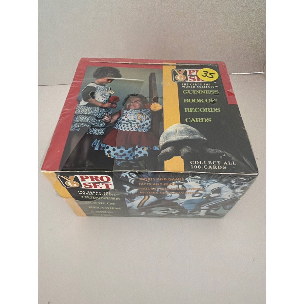 1992 Pro Set Guinness Book of World Records Trading Cards Sealed Box 100 Cards